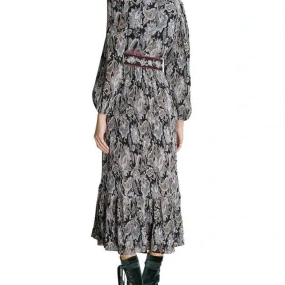 ZIMMERMANN Ladybeetle Pleated Midi Dress NWT - Picture 3 of 8